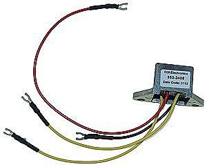 Cdi electronics # 533408 - omc rectifier - 3 wire
