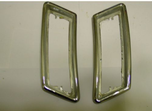 70 mustang, coupe &amp; convertible front marker brackets  right &amp;left sides