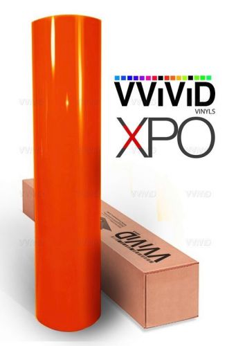 Xpo gloss orange sample 2&#039;&#039; x 4&#039;&#039; car wrap roll vinyl sticker v7