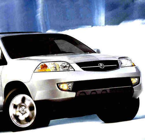 2002 acura mdx factory brochure -acura mdx-acura mdx