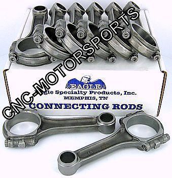 Sir6135p bb chevy 454 eagle 5140 forged steel i beam connecting rods press 6.135