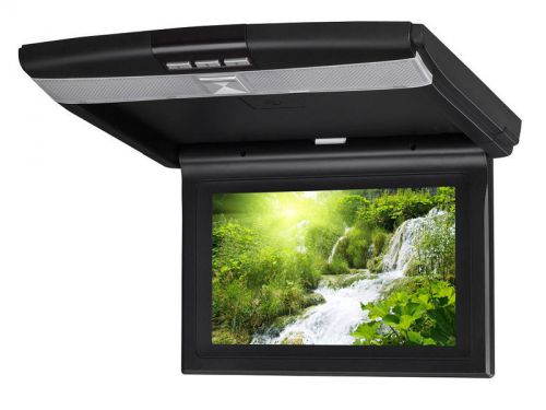 Stone 10.2&#034; roof mount slim led flip down car monitor wide screen with remote