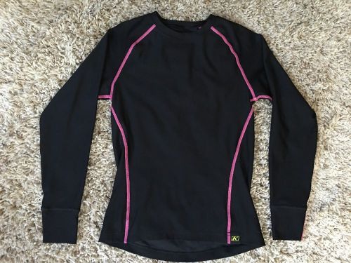 Klim solstice long sleeve shirt women&#039;s  xs black/pink ecu