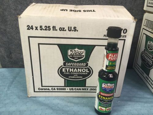 Lucas 10576 safeguard ethanol fuel treatment, case of 24 bottles 5.25oz new