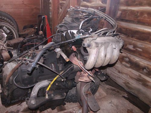 84-92 volkswagen vw jetta golf complete 1.8l motor and automatic transaxle