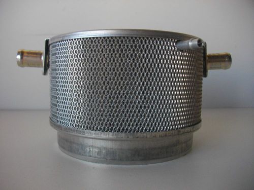 Barbron spark flame arrestor with 5/8 inch breather 1/4 fuel holley rochester