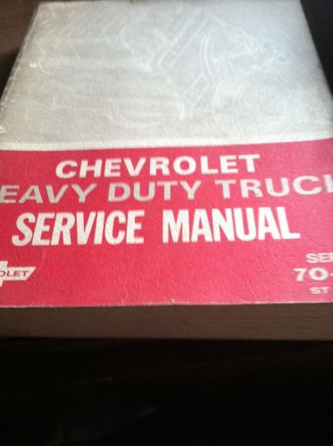 Chevrolet heavy duty truck series 70-90  service manual