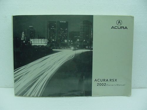 2002 02 acura rsx owners manual guide book japan used oem original genuine soft