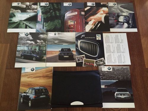 2004 bmw x3 owners manual book set