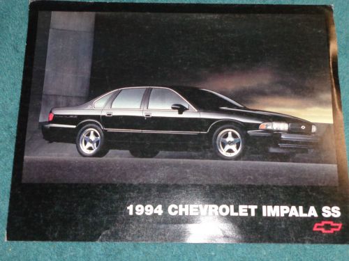 1994 chevrolet impala ss sales brochure / original dealership item!!