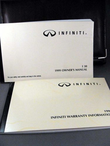 1999 infiniti i30 oem factory owners manual with supplements and cover 99