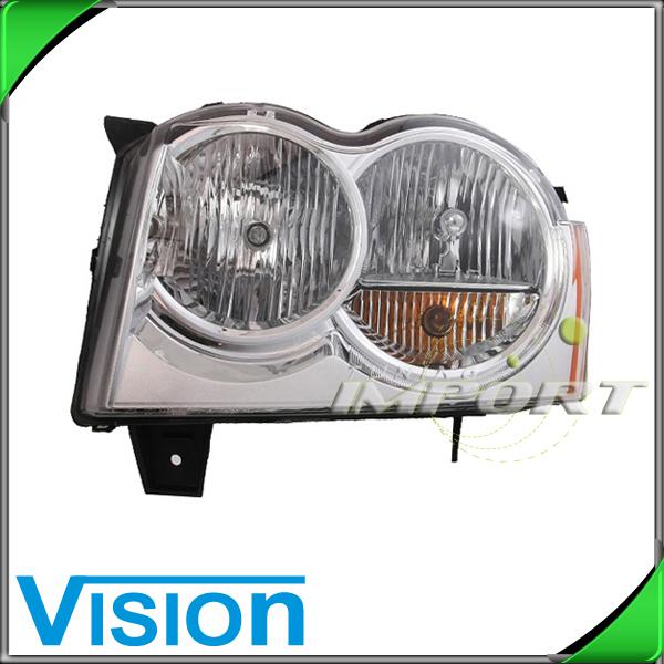 Driver side left l/h headlight lamp assembly new 2005-2006 jeep grand cherokee