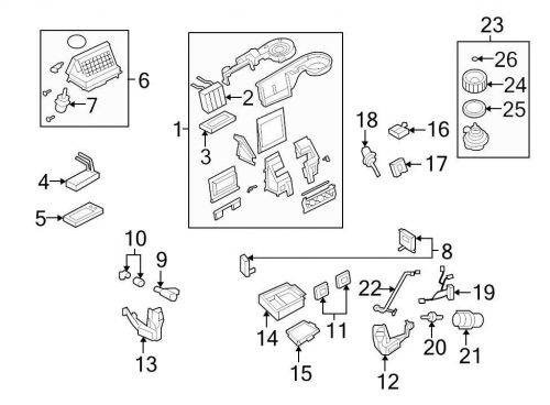 Ford oem hvac air inlet door actuator 6l2z18a318aa image 7