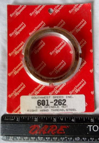 Southwest speed inc 5 x 5 corvette 601-262 right hand thread  steel spindle nut