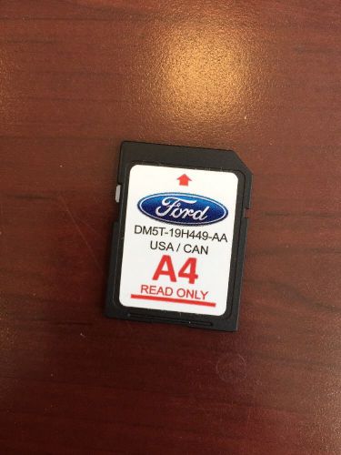 Ford sync navigation sd card map version a4 dm5t-19h449-aa