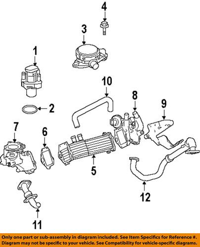 Dodge oem 68057983aa emission-cooler