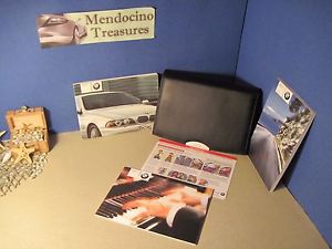 2003 bmw 525i 530i 540i owners manual package &amp; case &#034;free u.s shipping&#034; buy oem