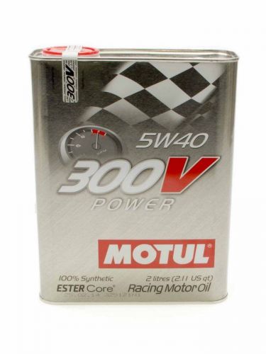 Motul usa 300v power 5w40 motor oil 2 l p/n 104242