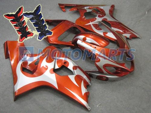 Free tank pad! injection fairing kit for suzuki gsx r 600 750  k4 04 05 gsxr av