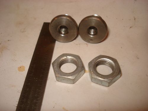 Hard top mount. rear hold down anchor, w/jam nut, new pair.  56-75 corvette