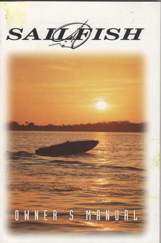 2005 seminole marine  sailfish outboard owners manual