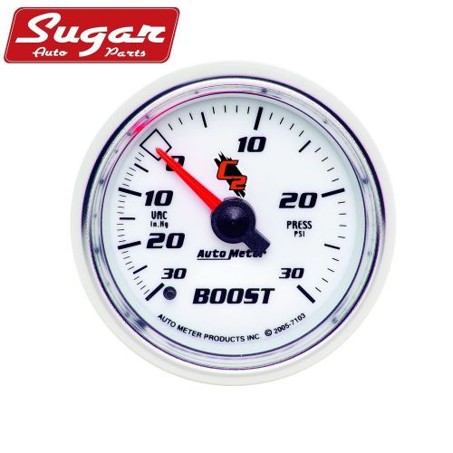 Auto meter 7103 c2; mechanical boost/vacuum gauge