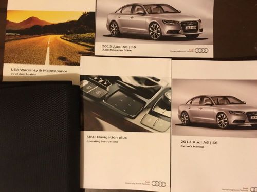 2013 audi a6 / s6 owners manual