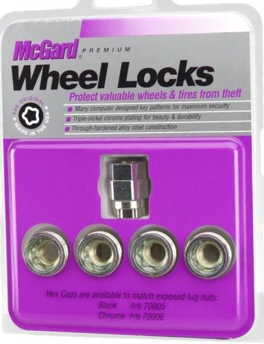 Mcgard 24010 cone seat - under hub cap wheel locks 1/2&#034;-20 thread size set of 4