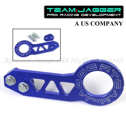 For jdm cars!bolt on jdm gear style!usa sport billet blue rear slotted tow hook