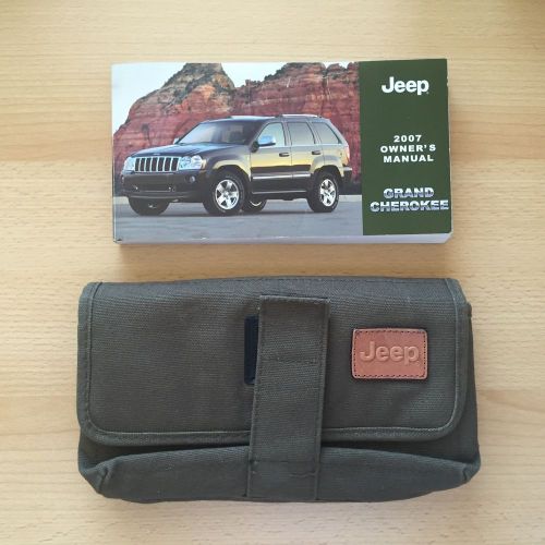 2007 jeep grand cherokee with case &amp; supplements