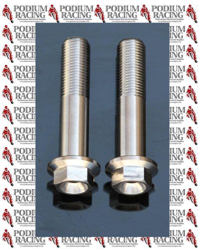 Ducati silver titanium swingarm bolts (2pcs) 748 916 998 996