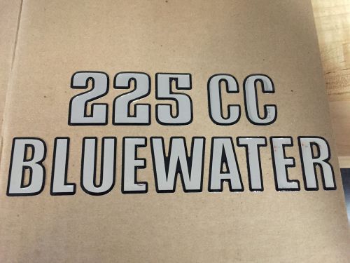 Key west boats domed 225 cc bluewater decal (single)