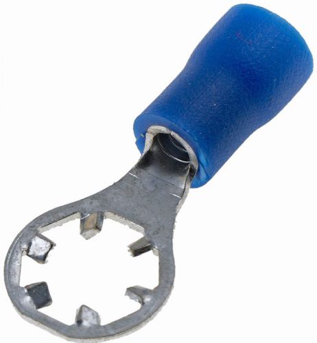 16-14 gauge star ring terminal, no. 10, blue - dorman# 86423