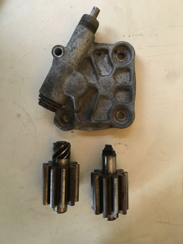 Porsche 356 oil pump cover with gears and tachometer drive oem