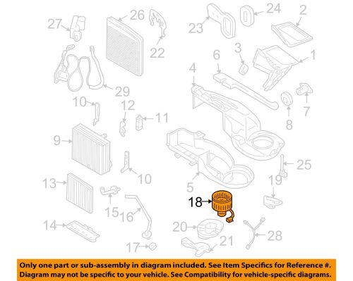 Volvo oem 03-14 xc90-blower motor 31320393