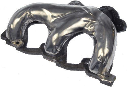 Cast iron exhaust manifold. includes gaskets and hardware to