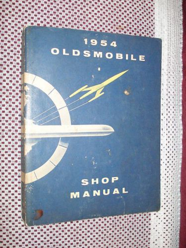 1954 oldsmobile shop manual original service book rare!