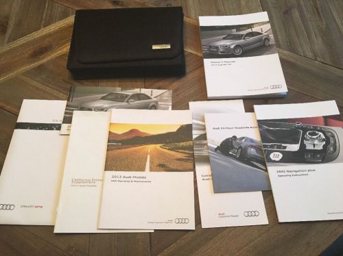 2013 audi a4/s4 owners manual, great condition **w/free shipping**