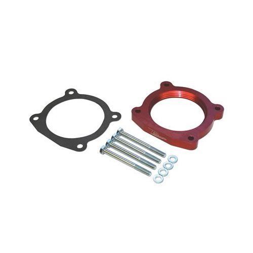 Airaid throttle body spacer billet aluminum red anodized 1&#034; toyota tundra each