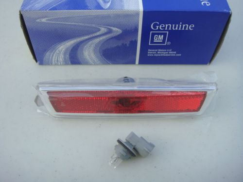 Chevrolet chevy malibu 2008 - 2012 rear bumper marker light lamp righ r oem new