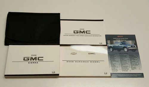 2008 gmc sierra duramax diesel 6.6l owners manual 2500 3500 denali slt sle 4x4×2