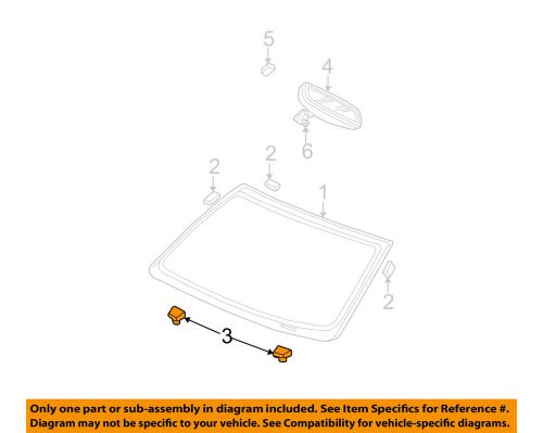 Chrysler oem-windshield spacer 55276549aa