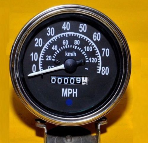 Willys jeep mb gpw cj2a cj3a cj3b speedometer 85 mm diameter chrome ring