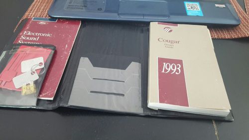 1993 mercury cougar owner&#039;s manual