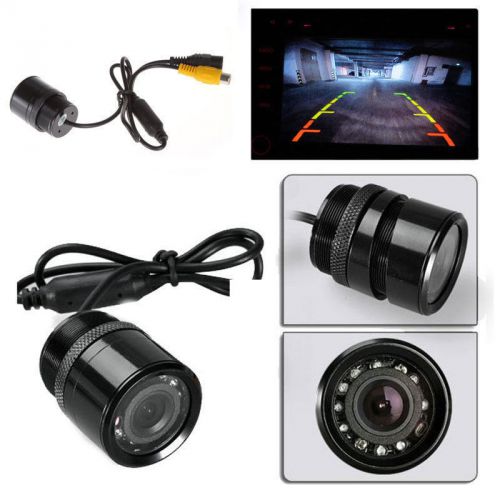 Waterproof night vision 8 led 120° wide cmos car rear view reverse backup camera