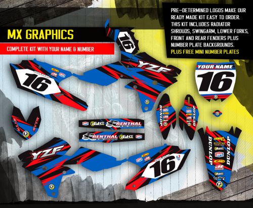 Yamaha yz 250f yz 450f decals stickers graphics kit yzf 250 450 2014 2015