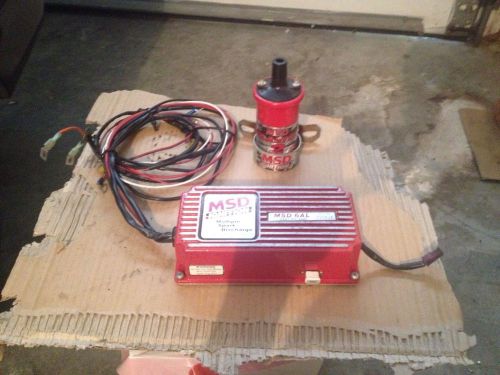 Used msd 6al ignition box &amp; blaster 2 coil