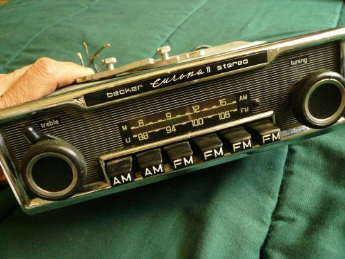 Becker autoradio europa ii stereo am/fm radio for mercedes,porsche ,good working