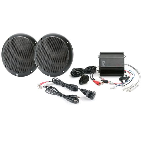 Polyplanar #mp3-kit-ab - mp3 kit w/me52 amp, ma4055 speaker &amp; ic3.5 panel - blk