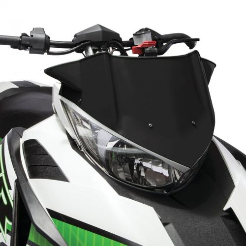 Arctic cat 2012-2016 zr f xf m low flyscreen windshield - black - 6606-376